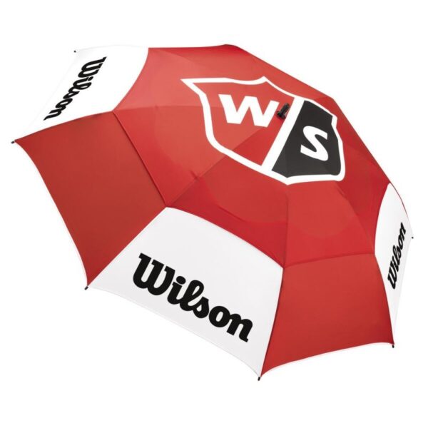 wilson staff tour regenschirm rot weiss