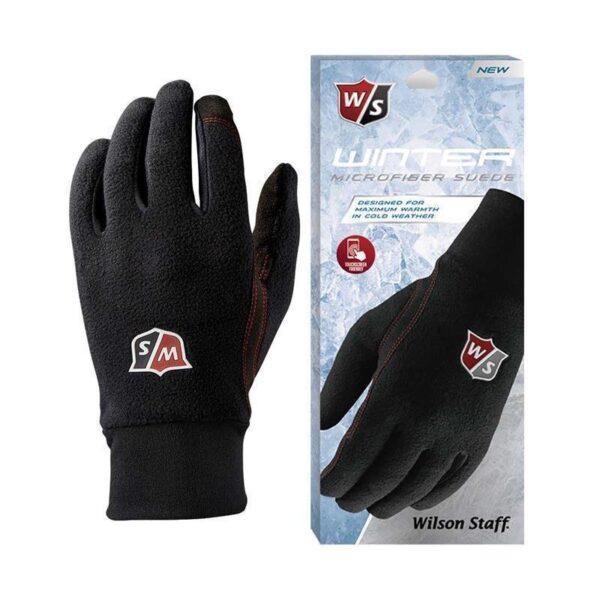 wilson staff winter handschuhe paar damen schwarz l