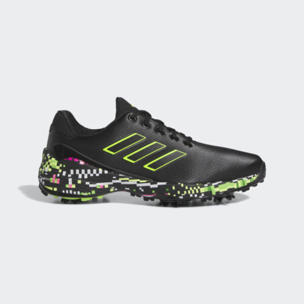 adidas zg23 glitch boost golf schuh core black core black lucid lemon eu 45 1 3