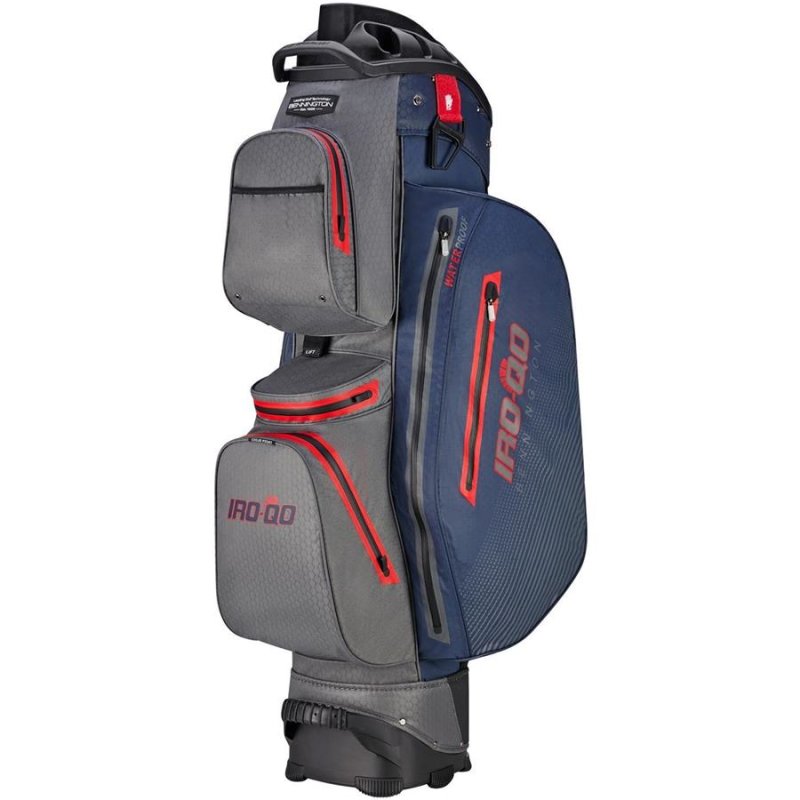 bennington iro qo 14 waterproof cart bag 2023 navy charcoal red