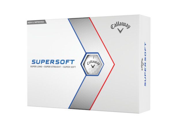 callaway supersoft golf ball weiss 2023 12 baelle