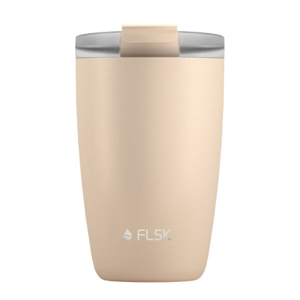 flsk cup coffee to go becher sand