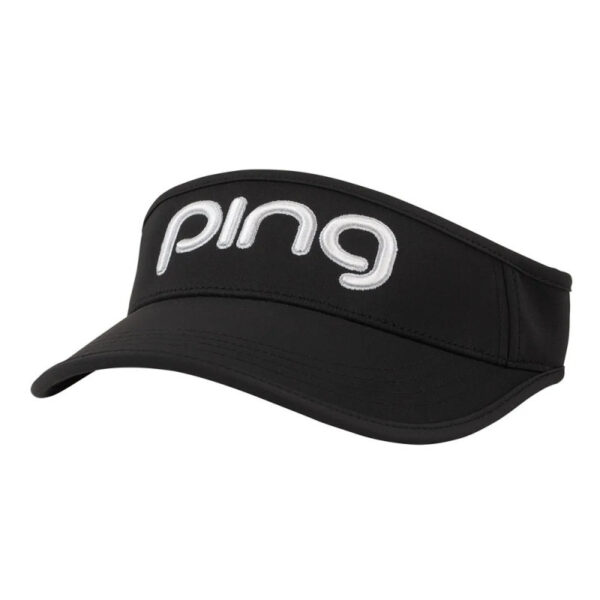 ping tour ladies sport visor schwarz weiss
