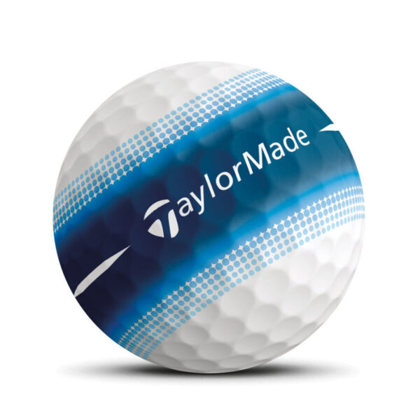 taylormade tour response stripe 1x golf ball blau
