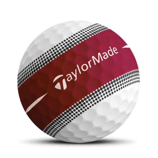 taylormade tour response stripe 1x golf ball rot