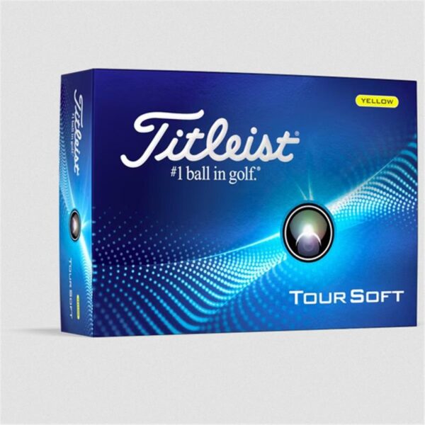 titleist tour soft golf ball gelb 2024 12 baelle