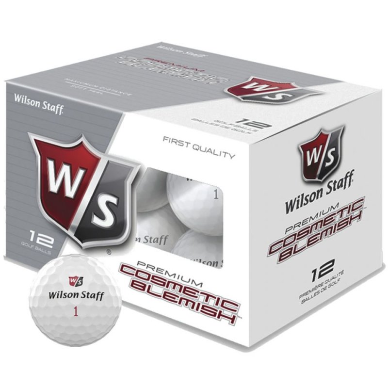 wilson staff duo soft premium cosmetic blemish golf ball weiss 12 baelle