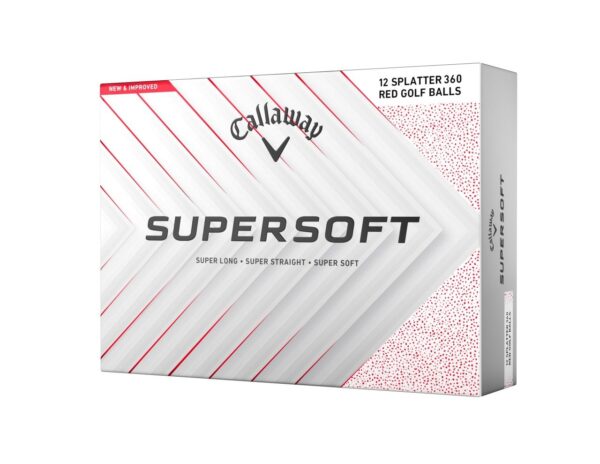 Callaway SUPERSOFT Splatter 2025 Golfbälle 12Stk.
