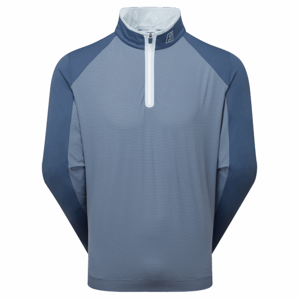 Footjoy TempoSeries 1/4-Zip Mixed Texture Chill-Out Pullover Herren