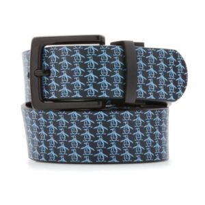 Original Penguin Navy Allover Pete Gürtel Herren