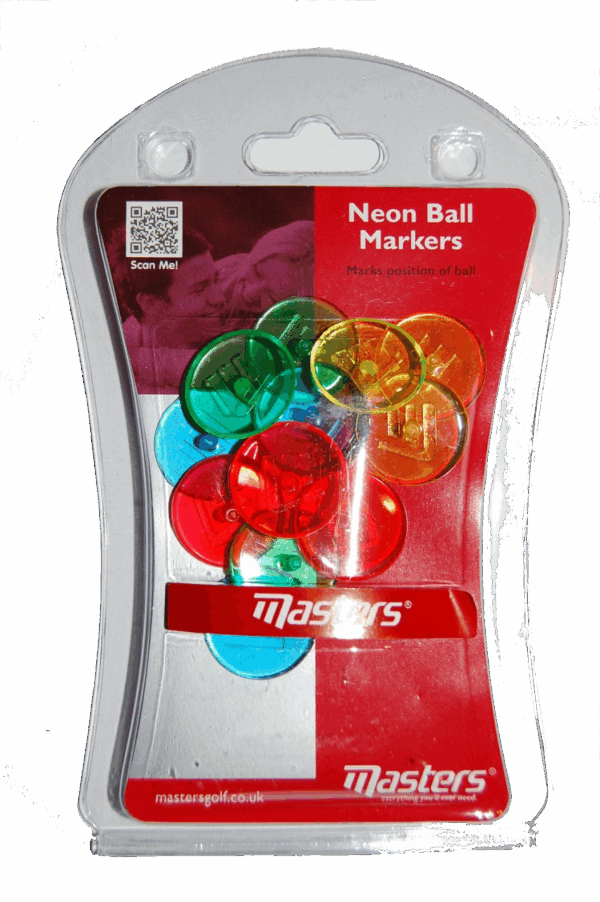 MASTERS 12 Ballmarker NEON