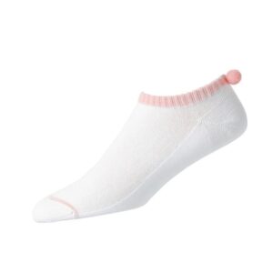 Footjoy ProDry Lightweight Pom Pom Socken Damen weiss-schwarz