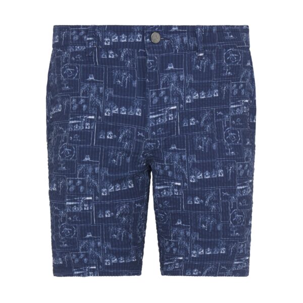 Original Penguin Beach Club Seersucker Printed Shorts Herren