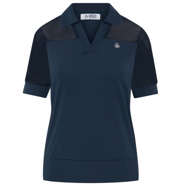 Orginal Penguin 1/2-Sleeve Mesh Blocked Polo Damen