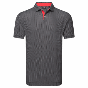 Footjoy Irongate Print Lisle Polo Herren