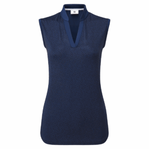 Footjoy Animal Print Sleeveless Lisle Shirt Damen