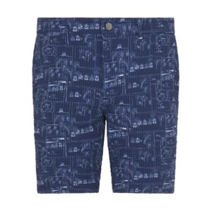 Original Penguin Beach Club Seersucker Printed Shorts Herren