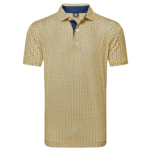 Footjoy Citrus Print Lisle Polo Herren