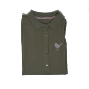 Girls Golf Golden Palm SL Polo Damen