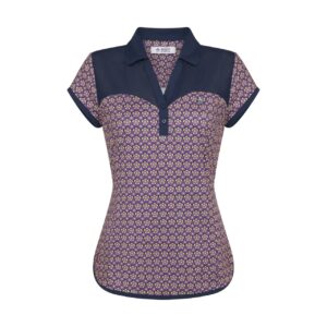 Original Penguin Cap Sleeve Sweetheart Polo Damen