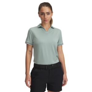 Under Armour UA Drive Rib Kurzarm-Polo Damen