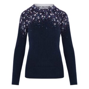 Original Penguin Floral Printed Golf Sweater Damen