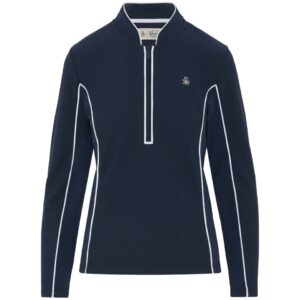 Original Penguin Midweight Long Sleeve Textrured 1/4 Zip Damen